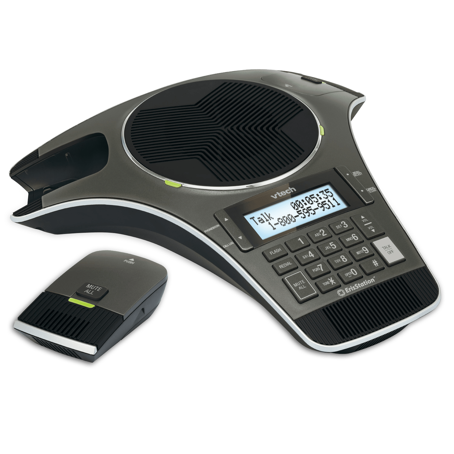 VCS712 İki Kablosuz Mikrofonlu Kablosuz Konferans Telefonu